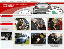 Tablet Screenshot of kfz-haufschild.de